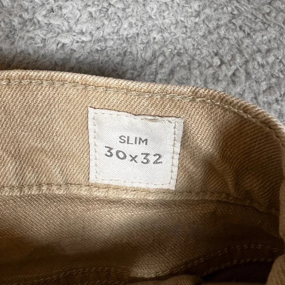 PacSun Slim‎ Jeans Mens 30x32 Tan Excellent Denim Pants Business Formal Casual